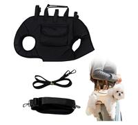 Pet Dog Backpack Adjustable, Dog Front, Legs Out Easy-Fit Dog Travel Backpack For Hiking Camping For Small Medium Dogs Cats And Rabbits(Noir,L(14-18catty))