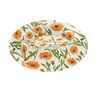 Pet Dog Bed Calming Anti Anxiety Fluffy Calming Bed for Small Size Pets Supplies S Beauty Calendula White