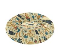 Pet Dog Bed Calming Anti Anxiety Fluffy Kitten Beds for Small Size Pets Sleeping XS Ancient Egyptian Gods Retro