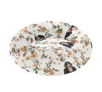 Pet Dog Bed Relieve Stress Fluffy Dog Pillow Bed for Small Size Pets Supplies XS Aesthetic Chimpanzee White