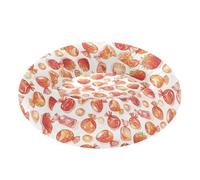 Pet Dog Bed Removable & Washable Fluffy Cat Cave Bed for Small Size Pets Sleeping M Watercolor Gummy Candy Sweet Strawberry