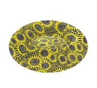 Pet Dog Bed Warm & Soft Fluffy Calming Bed for Medium Size Pets Sleeping XS Sunflower Yayoi Kusama Continuous