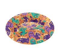 Pet Dog Beds Anxiety Relief Fluffy Puppy Beds for Extra Small Size Pets Supplies S Cute Monsters Dinosaur Cartoon Halloween