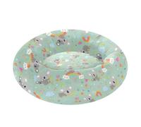 Pet Dog Beds Calming Anti Anxiety Fluffy Kitten Beds for Medium Size Pets Supplies M Cute Koalas Sloth