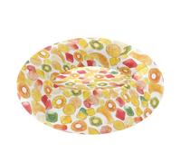 Pet Dog Beds Calming Anti Anxiety Fluffy Orthopedic Dog Bed for Medium Size Pets Supplies M Gummy Candy Kiwi Pineapples