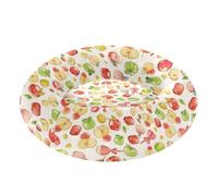 Pet Dog Beds Donut Cuddler Fluffy Dog & Cat Cushion for Medium Size Pets Sleeping XS Cartoon Apples Gummy Candy Sweet