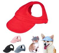 Pet Dog Caps Small Puppy Pets Summer Oxford Dog Baseball Visor Hat Dogs Puppy Baseball Sunshade Ears Dew Cats