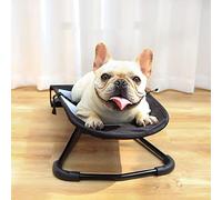 Pet Dog Cat Rocker Bed Chair, Portable Toy Bed, Rocking Chair,Assisted Sleep,Three Levels of Height Adjustable,Suitable for Pets, Cats, Dogs,Black