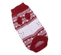 PET Dog Christmas Knitting Turtleneck Sweater Dog Christmas Outfit Medium | Puppy Warm Clothes, Polyester Stretchable Fabric, Easy Wash, Festive Printing for Winter Christmas Wear