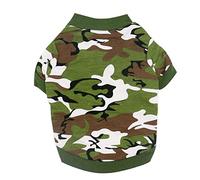 Pet Dog Clothes Dog Vest Shirt Puppy Summer Cllothes Summer Vest Camo Shirts Puppy Summer Shirt Camo Vest Dog Coat Dog S (Green XS)