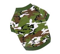 Pet Dog Clothes Dog Vest Shirt Puppy Summer Cllothes Summer Vest Camo Shirts Puppy Summer Shirt Camo Vest Dog Coat Dog S (Green L)