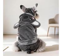 Pet dog clothes in autumn and winter plus velvet warm dogs and cats cute transformation outfit collection. (C5,XS- about 2-3 kg)