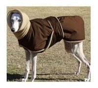 Pet Dog Coat, Warm Waterproof Clothing Set For Dogs, Thick Jacket For Medium And Large Dogs, Ideal For Greyhounds, Wolf Greyhounds, Shepherds And More(Brown,XXL)