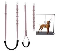 Pet Dog Grooming Belly Straps - Dogs Grooming Loops Pets Bath Belly Band Groom Table Arm Accessories Extension Straps Grooming Supplies (Color-2)