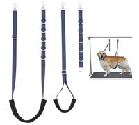 Pet Dog Grooming Belly Straps - Dogs Grooming Loops Pets Bath Belly Band Groom Table Arm Accessories Extension Straps Grooming Supplies (Color-1)