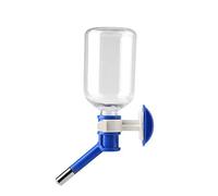 Pet Dog Hanging Drinking Bottle Head Fountain, Wireless Pet Water Dispenser with Stainless Steel Nozzle, Automatic Bite - Activated Waterer for Cage, Doghouse or Wall Mount, 150ml/ (Large size 500ml)