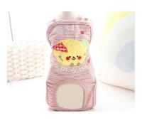 Pet Dog Harassment-prevention Underwear Small Medium Female Dogs Physiological Nappy With Adjustable Strap Suspender(Grapefruit pink,S)