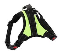 Pet Dog Harness Soft Breathable No Pull Walk Harness Vest Canvas Harness for Small Medium Puppy Pets Products(S,Green)