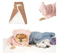 Pet Dog Hooded Cloak Blanket Capped Cloak Autumn/Winter Warm Quilt Sleeping Blanket Cape Winter Clothes Nest Puppy s