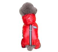 Pet Dog Jackets Winter Pet Clothes For Small Warm Coat Outfit Anti-Lost Dogs With Traction Loop For Small For Large For Waterproof With Traction Loop