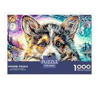 Pet Dog Jigsaw Puzzles for Adult The Impossible Challenge 1000 Piece Difficult Hard Jigsaw Puzzles for Man And Woman with Letters on Back 38x26cm/1000pcs