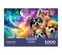 Pet Dog Jigsaw Puzzles for Adult The Impossible Challenge 1000 Pieces Difficult Hard Jigsaw Puzzles for Man And Woman with Letters on Back 52x38cm/1000pcs