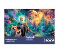 Pet Dog Jigsaw Puzzles for Adult The Impossible Challenge 1000 Pieces Difficult Hard Jigsaw Puzzles for Man And Woman with Letters on Back 38x26cm/1000pcs
