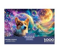 Pet Dog Jigsaw Puzzles for Adults Challenging Puzzle Games The Impossible Challenge 1000 Piece Difficult Hard Jigsaw Puzzles for Man And Woman with Letters on Back 38x26cm/1000pcs