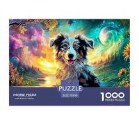 Pet Dog Jigsaw Puzzles for Adults Difficult Challenges 1000 Pieces Difficult Hard Jigsaw Puzzles for Man And Woman with Letters on Back 70x50cm/1000pcs