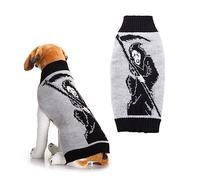 Pet Dog Jumper High Elasticity Warm Halloween Jumper for Small Medium and Large Dogs Knitted Jumper (M)