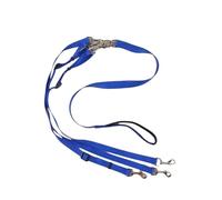 Pet Dog Leash Nylon Rope 3 In 1 Triple Three Heads Dogs Leash 3 Ways Outdoor Walking Dogs Collars Harness Leads Puppy Leashes(Blue)