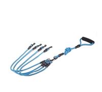 Pet Dog Leash Nylon Rope Double Dual Two Heads Dogs Leash 2 Way Coupler Walk Two and More Dogs Collars Harness Leads Dog Leashes(Blue 4 ropes)