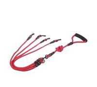 Pet Dog Leash Nylon Rope Double Dual Two Heads Dogs Leash 2 Way Coupler Walk Two and More Dogs Collars Harness Leads Dog Leashes(Red 4 ropes)