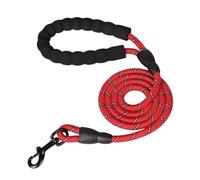 Pet Dog Night Reflection Outdoor Multicolor Round Rope For Big Small Medium Large Drag Pull Tow Leash Accessories(Red,0.8CMx150CM)