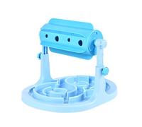Pet Dog Puppy Adjustable Height Slow Roller Feeder Leakage Food Puzzle Interactive Toy Feeding Dispenser