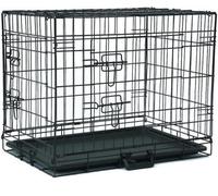 Pet Dog Puppy Cat Metal Foldable Carry Transport Training Cage Crate (91.5L x 61W x 66H CM)