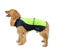 Pet Dog Rain Coat Waterproof Jackets Breathable Assault Raincoat for Big Dogs Cats Apparel Clothes Pet Supplies 7XL 8XL 9XL(Green,6XL)
