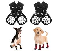 Pet Dog Shoes Socks, 2025 New Waterproof Anti-Slip Dog Rain Boots Paw Protector for Dog, Dog Socks with Grippers, 2 Pairs Dog Paw Protectors with Grips (A, M)