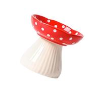 Pet Dog Slow Food Bowl Help Eating Smooth Round Thickened Bowl Elevated Stand Comfortable Eating
