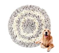 Pet Dog Snuffle Mat, Washable Dog Feeding Training Mat Encourages Natural Foraging Skills, 40x40cm Flower Shape Anti Slip Sniffing Games Nose Work Smell Foldable Mat for Puppy Dog