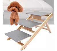Pet Dog Stairs, Wooden Dog Steps, Folding 3 -story Staircase, Portable Dog/cat Ladder, The Most Suitable Dog, Elderly Dog and Cat