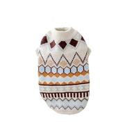Pet Dog Sweaters For Small Medium Dogs Warm Puppy Turtleneck Cat Sweaters Clothes Dog Coat (Color : C1, Size : S)