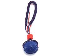 Pet Dog Toys Balls Interactive Treat Rope Rubber Leaking Balls For Small Medium Tooth Resistant Bite Dogs Cleaning Pet Chewing