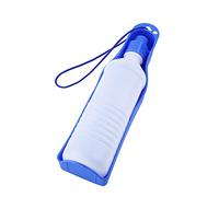 PET DOG TRAVEL WATER BOTTLE PORTABLE DRINKING FOUNTAIN FOR OUTDOOR ACTIVITIES 250ML/500ML PINK RED BLUE (plPlaloogycs-02)