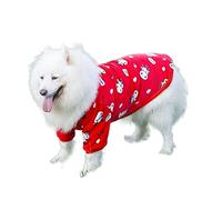 Pet Doggy Sweatshirt Sweater Jumpsuit Pullover Cows Stretchy Small Doggy Comfortable Autumn Chihuahua(Red,7XL)