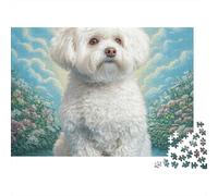 Pet DogJigsaw Puzzle Family Dog Non Toxic Couples Logic Training Party Game Best Puzzle Gift 1000 Pieces 38x26cm/1000pcs