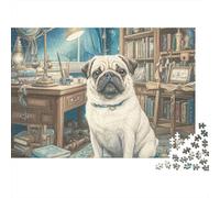 Pet DogJigsaw Puzzle Family Dog Toddler Learning Game Classroom 1000 Pieces 38x26cm/1000pcs