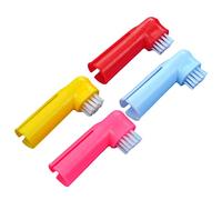 Pet Dogs Cats Oral Dental Clean Teeth Care Hygiene Brush Soft Finger Toothbrush
