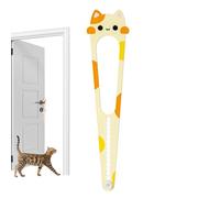 Pet Door Latch | Interior Door Stopper | Anti-Pinch 15 Sizes Adjustable No Drill Pet Containment Prop for Pantry Closet Rental Property Apartment Bedroom Toilet