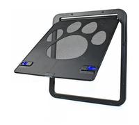 Pet Door Lockable Magnetic Screen For Dogs Cats Window Gate For Pets Freely Pretty Pattern Easy Install for Cats & Doggie(S 24cm x 29cm)